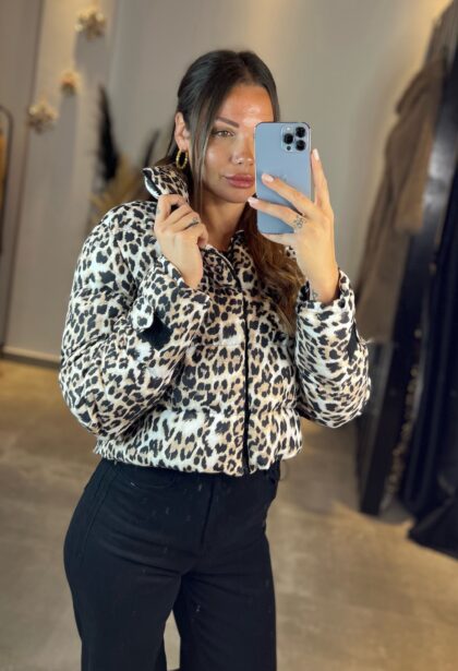 Μπουφάν Puffer Animal Print