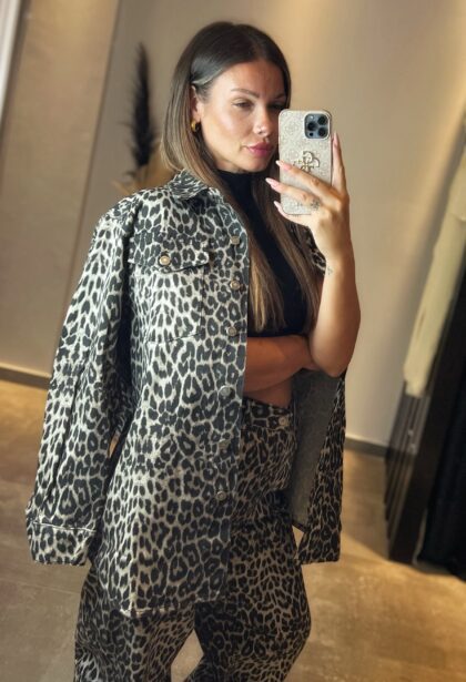 Λεοπάρ τζάκετ oversize