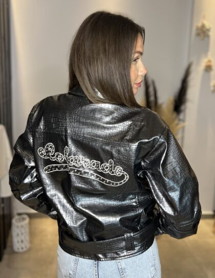 „Colorado“  Vegan Snakeskin Jacket, Vinyl