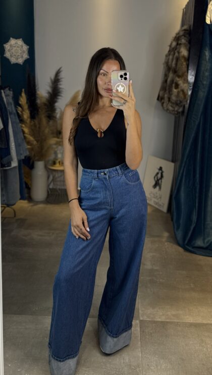 LUMINA WIDE LEG JEANS