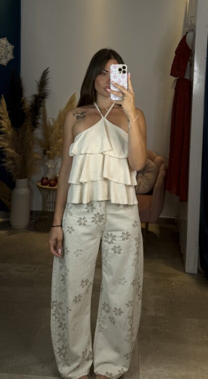 Boho Raffles Blouse