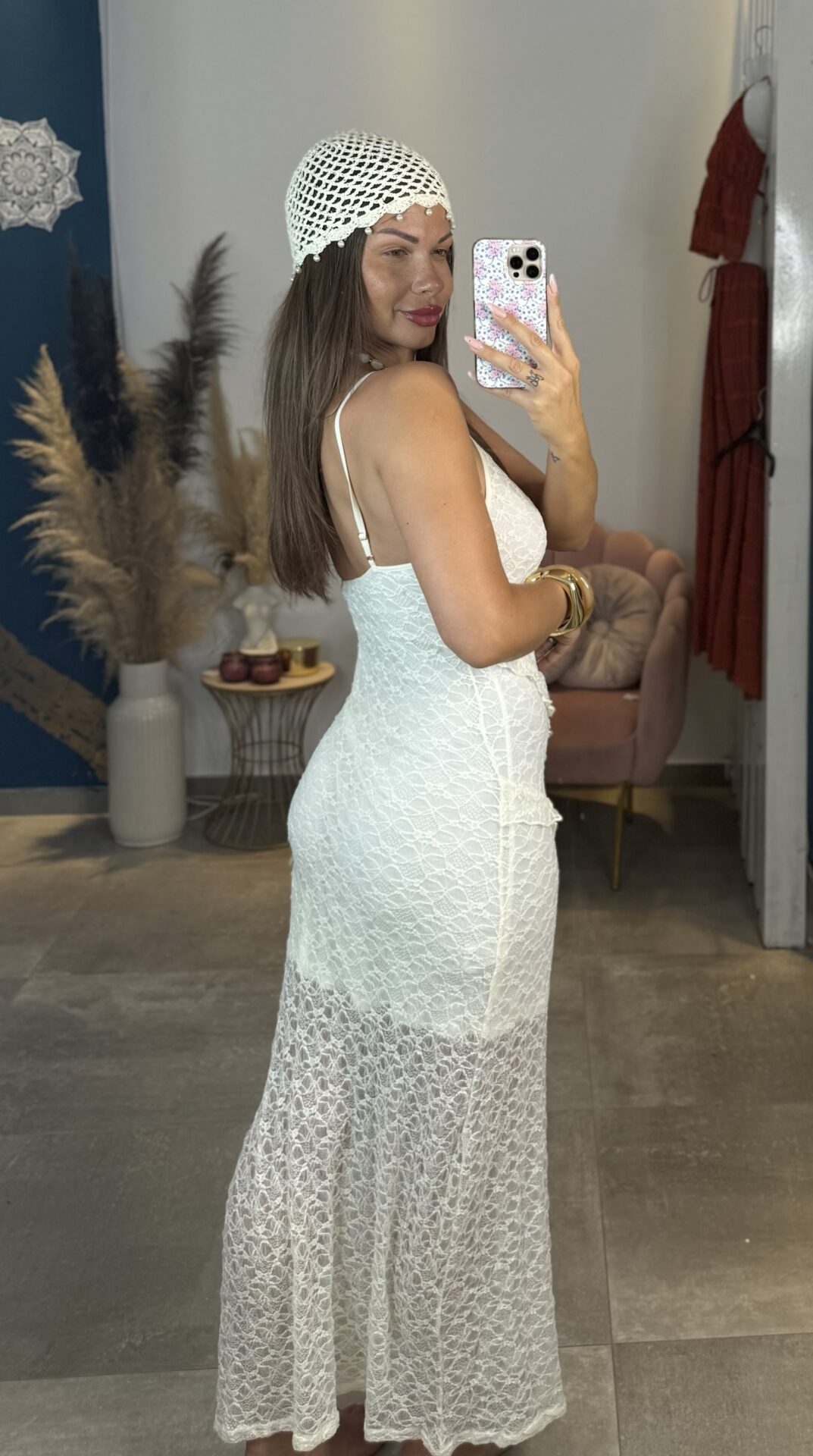 Ivory Siren Lace Dress - Image 4