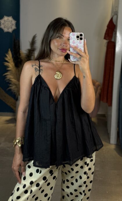Monaco Noir Top (Μαύρο)