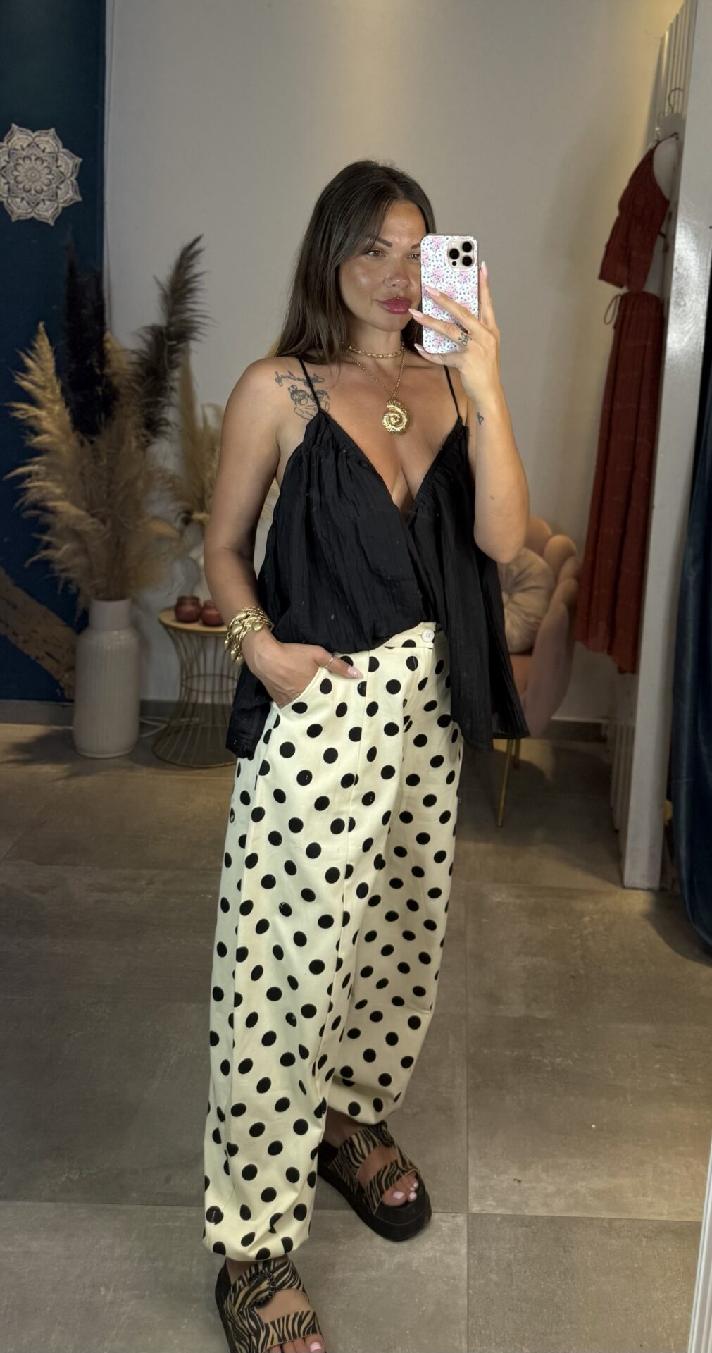 Cannes Polka Dot Balloon Pants - Image 3