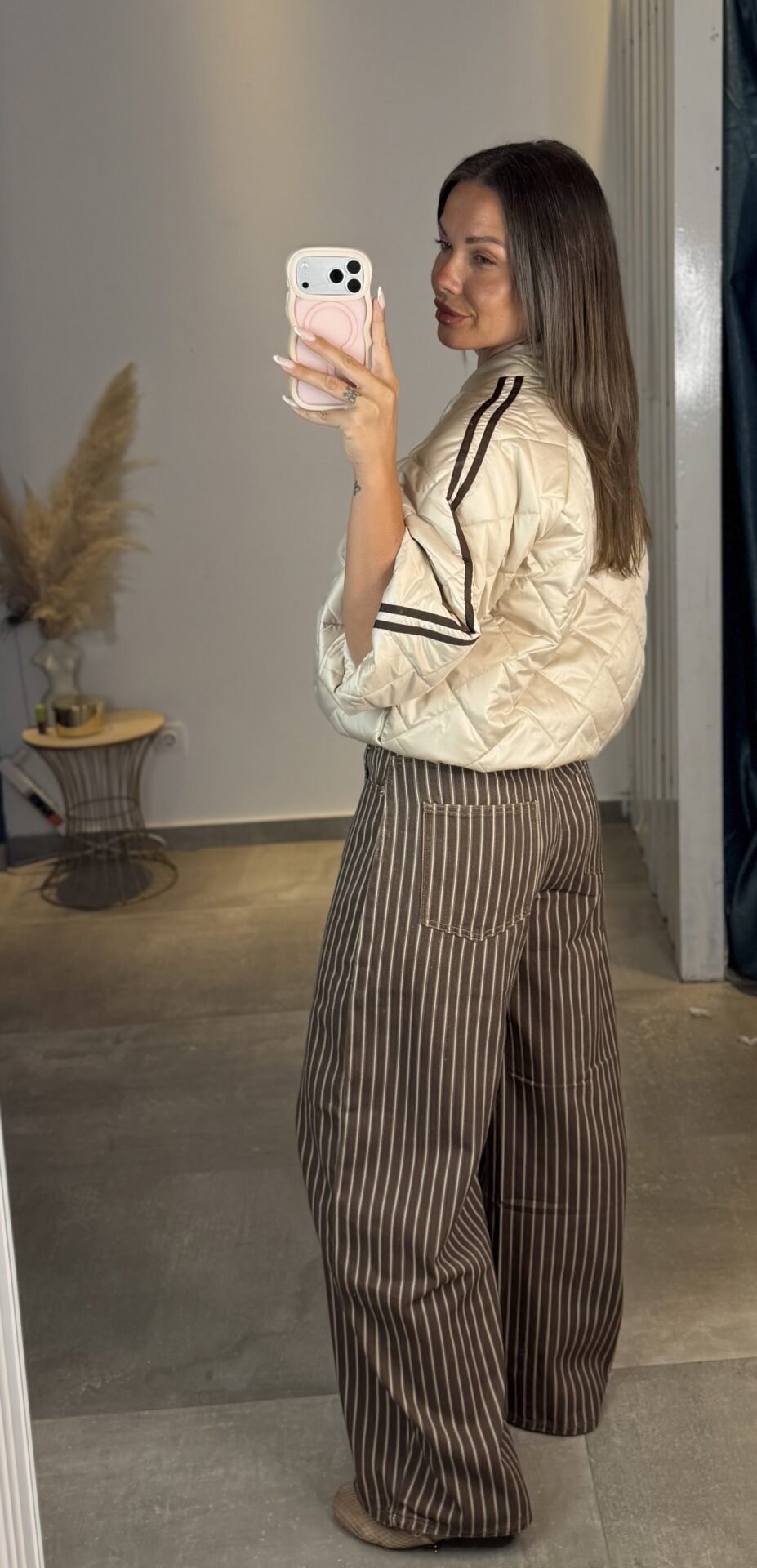 Mila Pinstripe Wide Leg - Image 2
