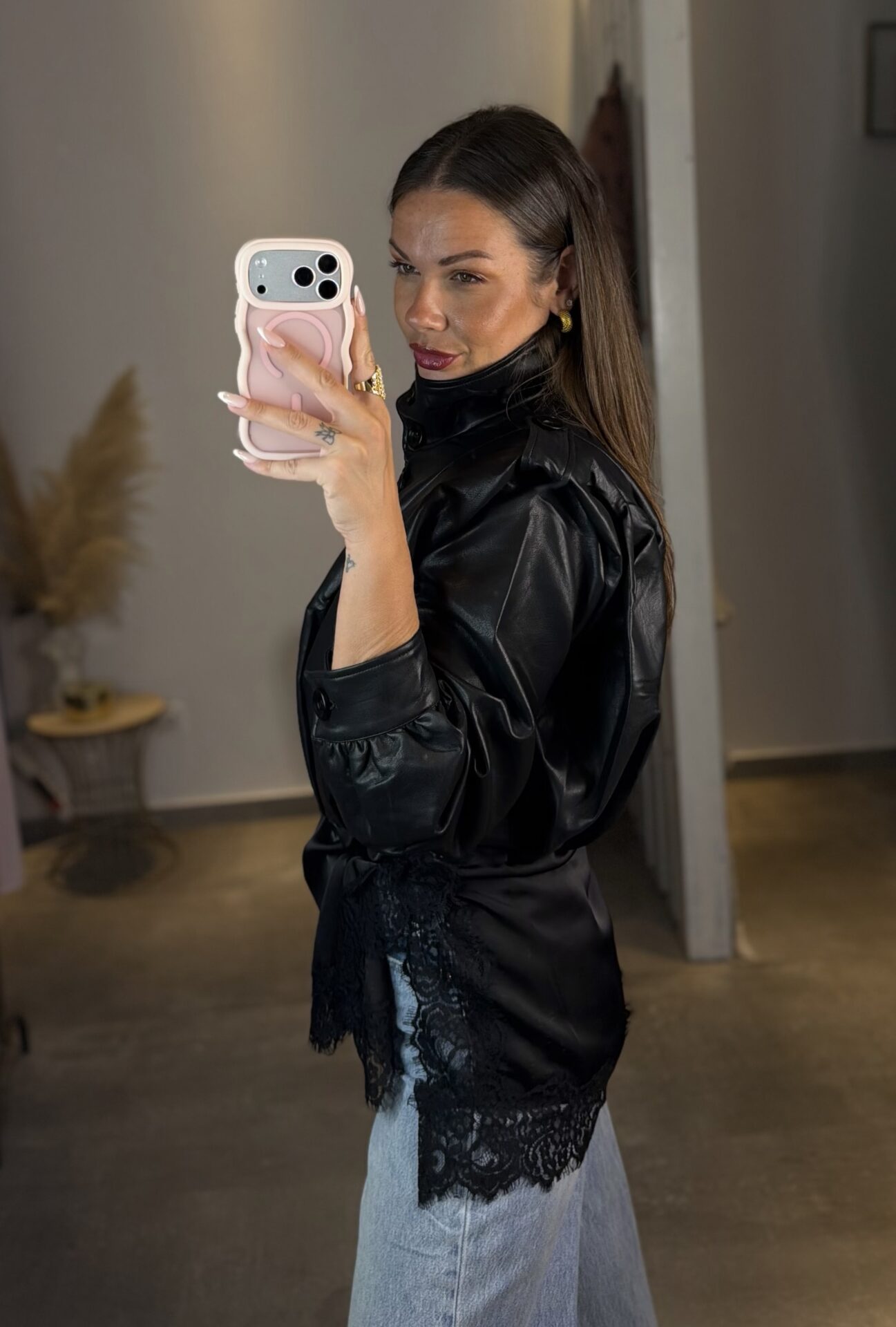 Noir Statement Jacket (Μαύρο) - Image 4